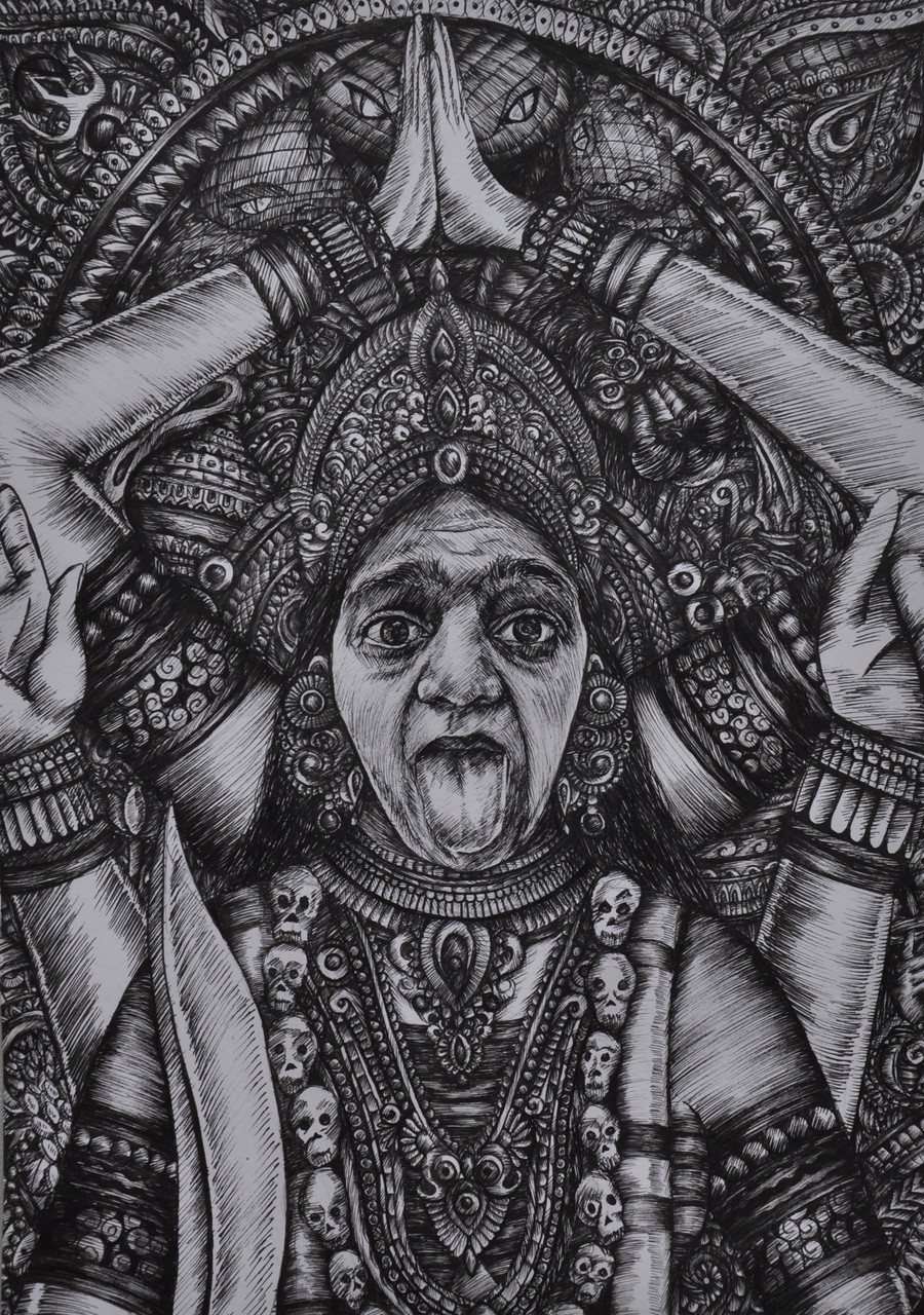 My mother as Maa Kali